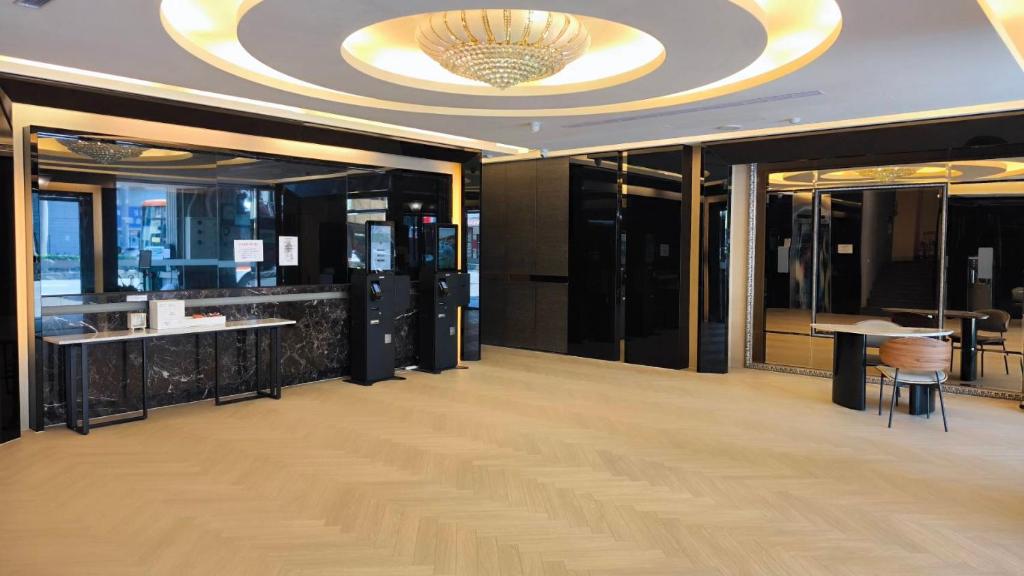 Ο χώρος του lounge ή του μπαρ στο Fooyee Hotel Taichung Yizhong