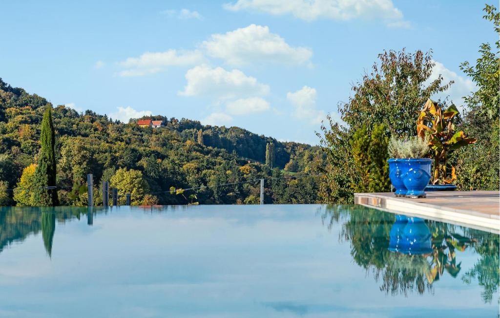 埃伦豪森Poolvilla Ratsch的山底下水池