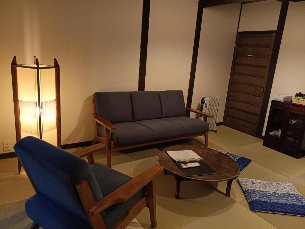 Posezení v ubytování Kyoka-an