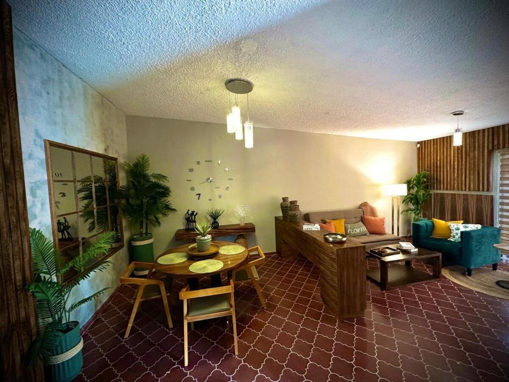 Posezení v ubytování Mi Casa Tu Casa