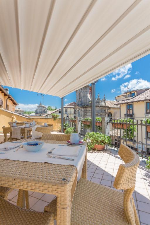 Balkón nebo terasa v ubytování Hotel Conte Ruggero