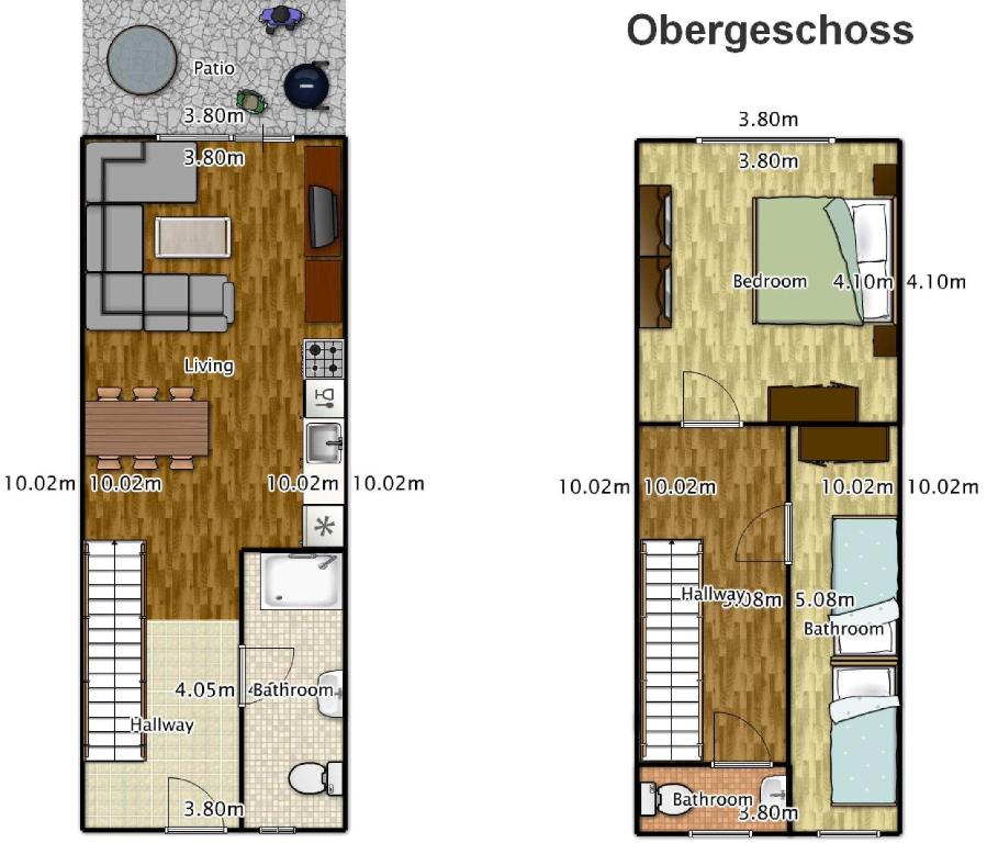 Ferienwohnungen Margaretenhof, Plaue - 公寓 - 拆分水平