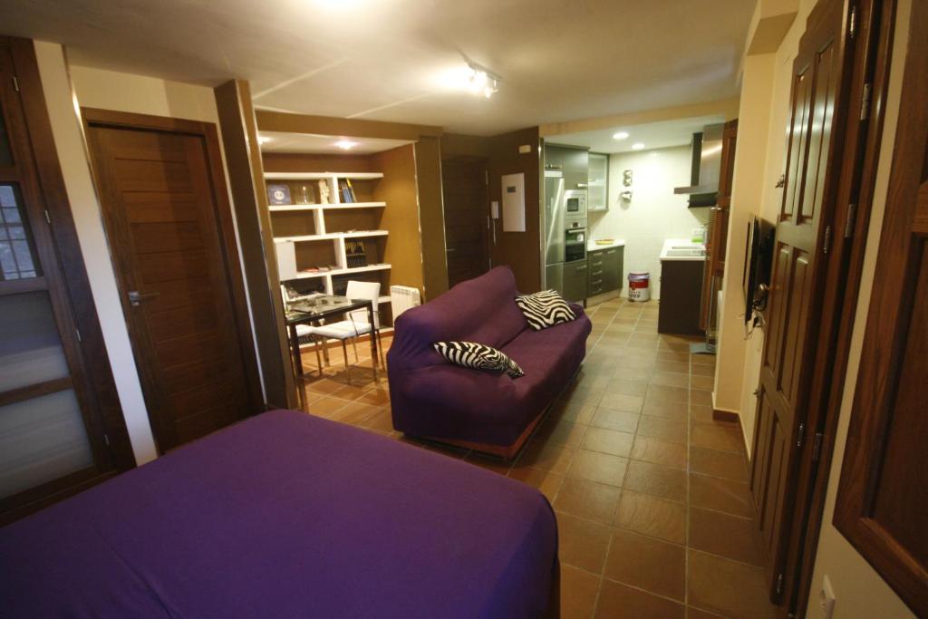 Posezení v ubytování Apartamentos Casas Colgadas