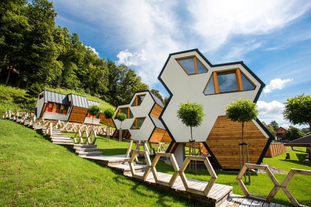 Zahrada ubytování Apartments Beeland Skok
