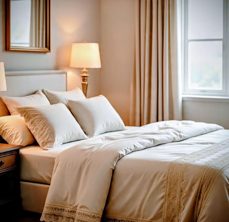 Ένα ή περισσότερα κρεβάτια σε δωμάτιο στο Atlas Cochin Airport Hotel