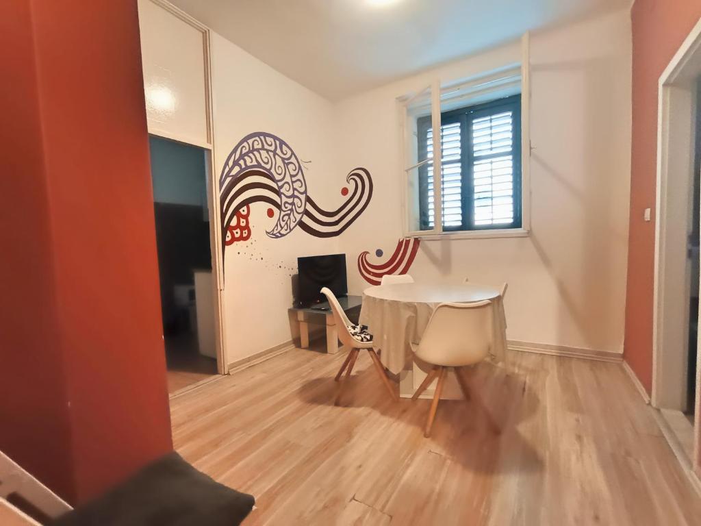 Χώρος καθιστικού στο Apartment Sole Macula