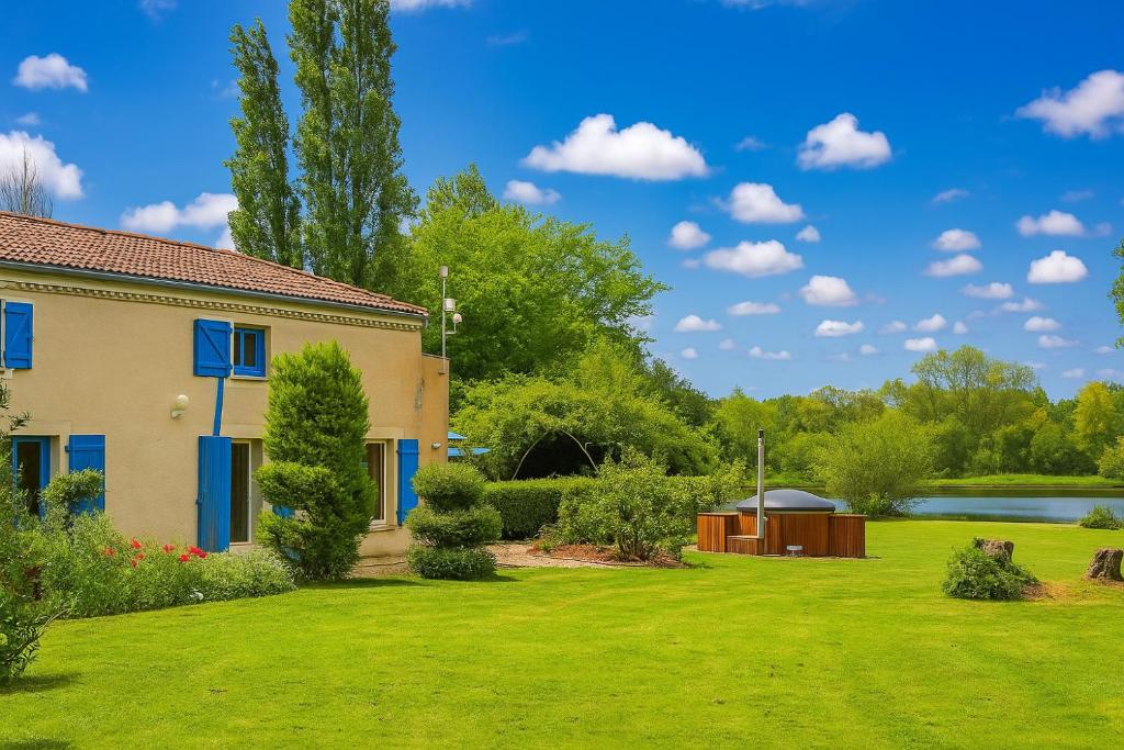 Zahrada ubytování Au Lit D'Ô