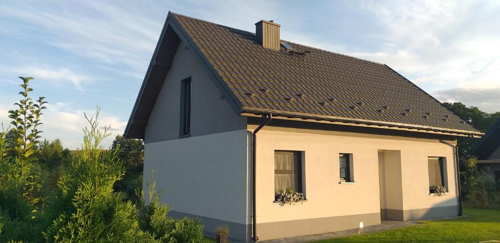 Bygningen som feriehuset ligger i