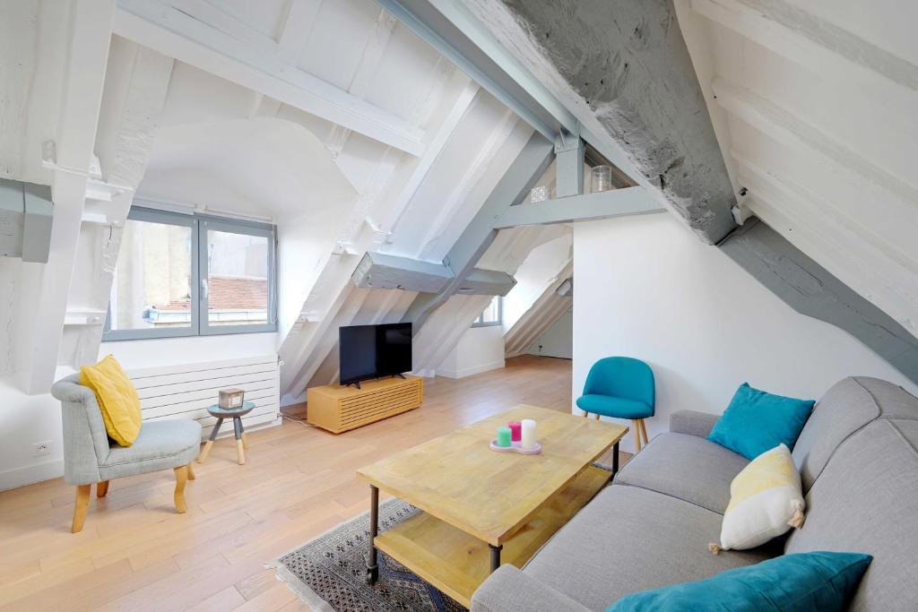 Bright 4P studio in the heart of Paris Marais Rivoli