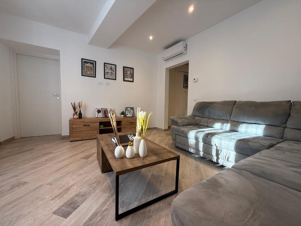 Posezení v ubytování Albano Film Home - Castelli Apartments