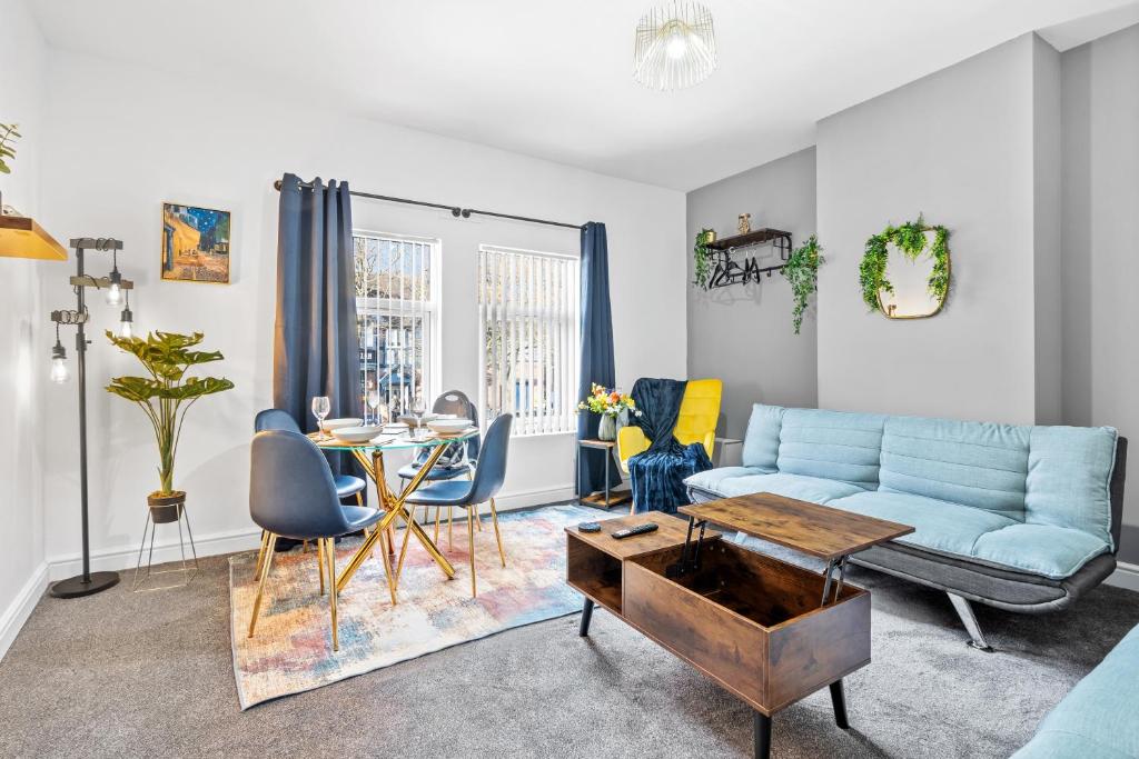 Гостиная зона в Spacious Apartment near Edgbaston