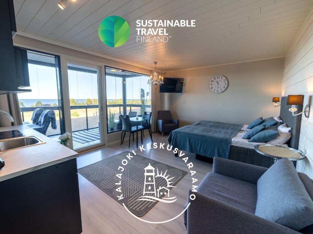 Posezení v ubytování Timantti B6