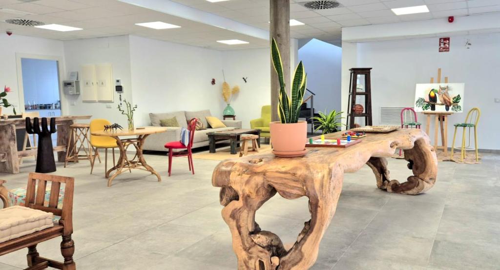 Et opholdsområde på Hotel Ribesalbes Albergue deportivo