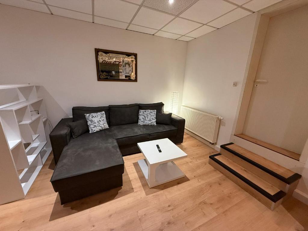 Posezení v ubytování Ferien- und Handwerkerwohnung