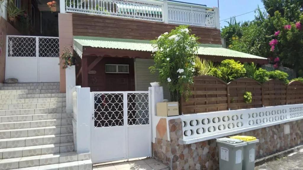 Balkón nebo terasa v ubytování Studio chaleureux à Saint François – 20 m² avec terrasse