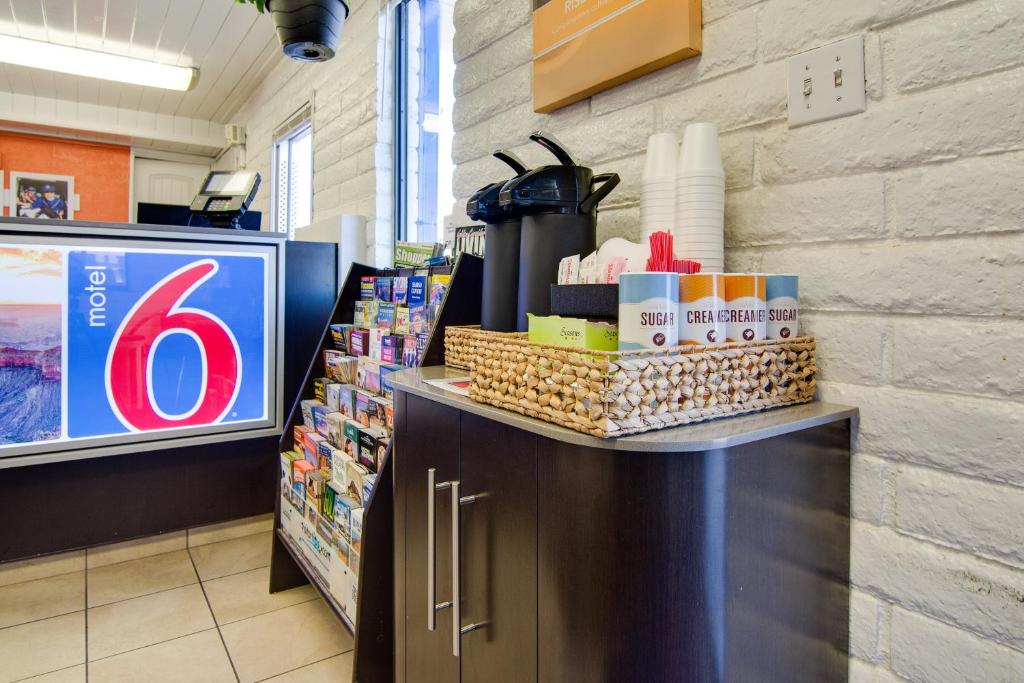 a store counter with a number on it at Motel 6-Eloy, AZ - Casa Grande in Eloy