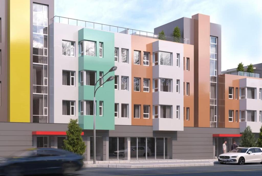 Το κτήριο όπου στεγάζεται  το διαμέρισμα