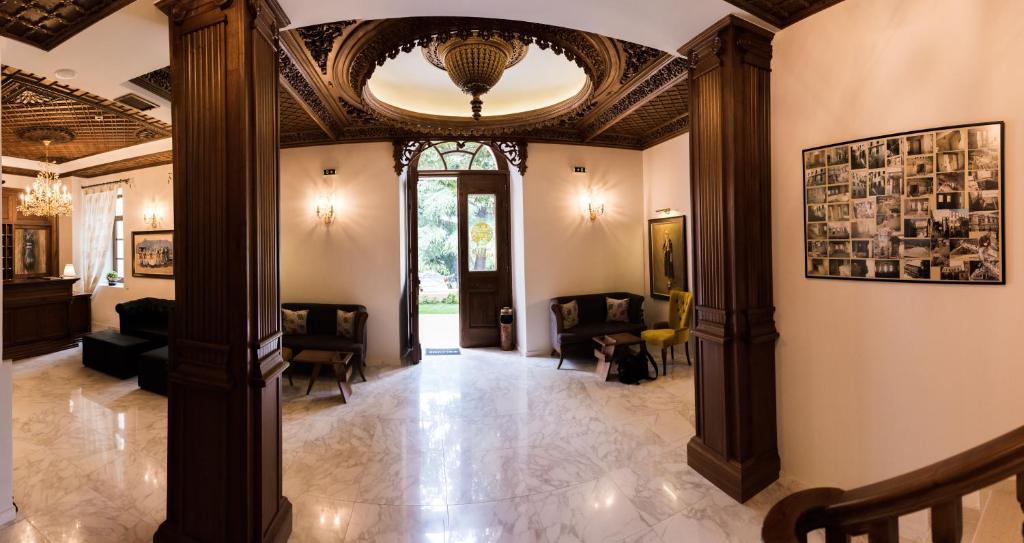 Posezení v ubytování Hotel Argjiro