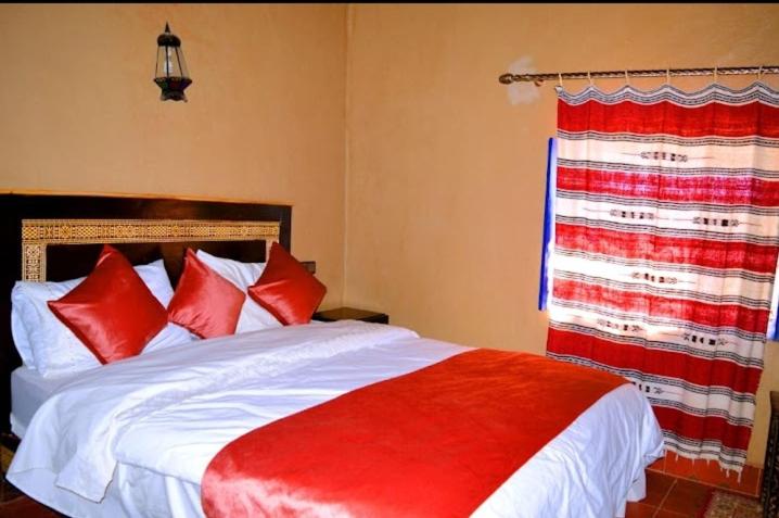 Postel nebo postele na pokoji v ubytování Hostel moha