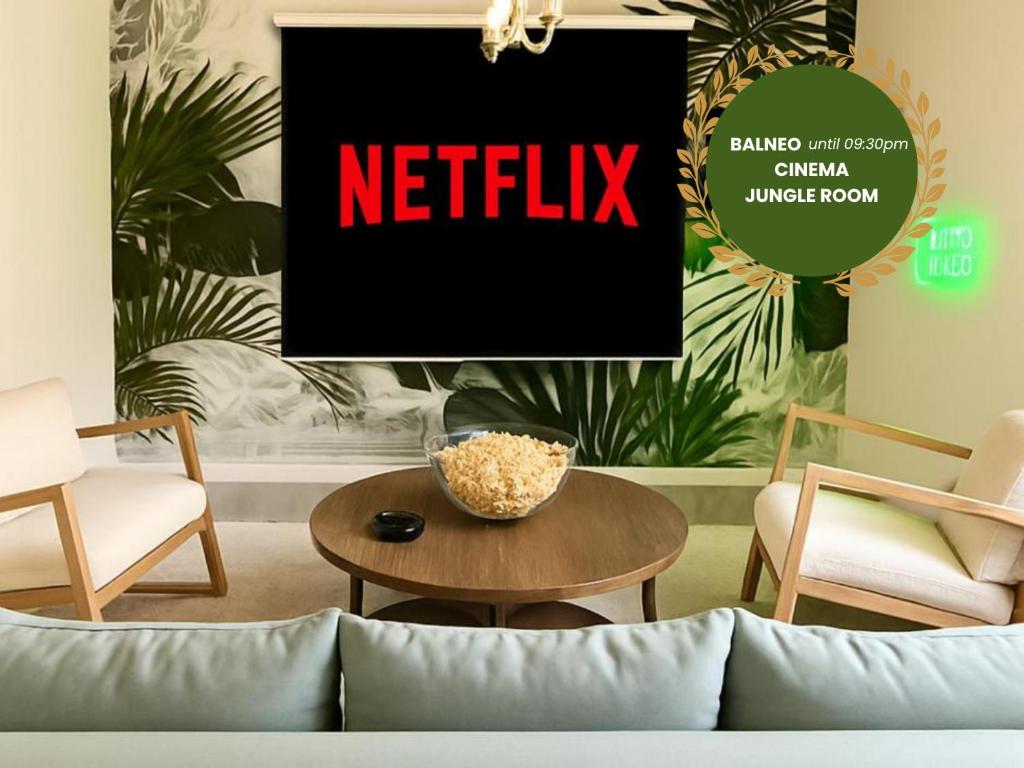 Posezení v ubytování Balneo & Ciné - Jungle Touch - Direct Genève - Gare Bellegarde