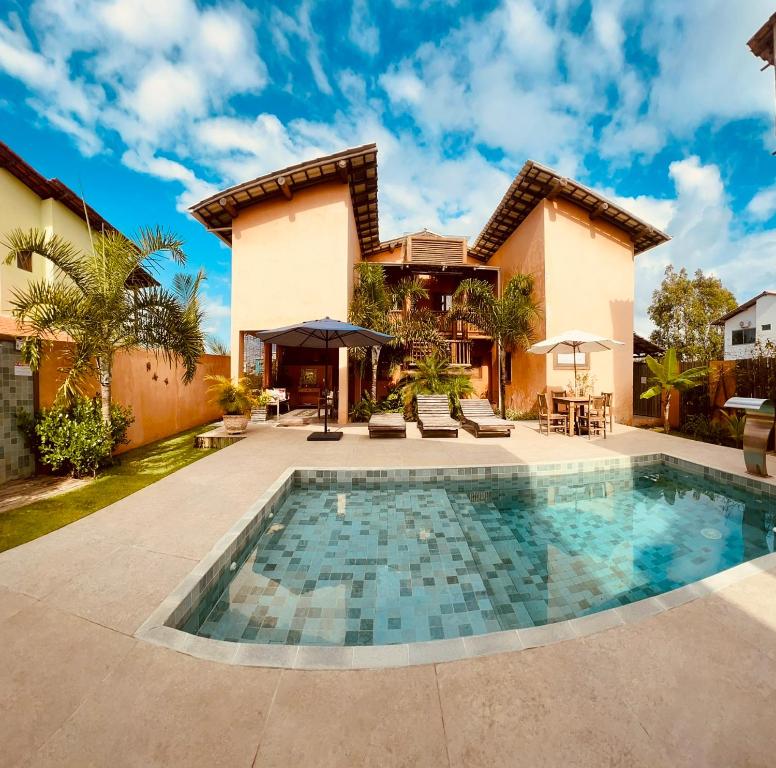 Bazén v ubytování Pousada Vila dos Corais - Taipu de Fora nebo v jeho okolí