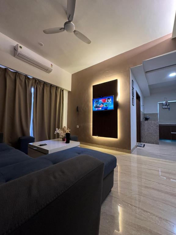 TV a/nebo společenská místnost v ubytování Casa Serenity