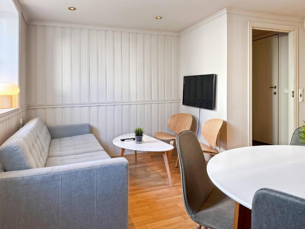 TV a/nebo společenská místnost v ubytování Ledaal Place 1 by Stavanger BnB