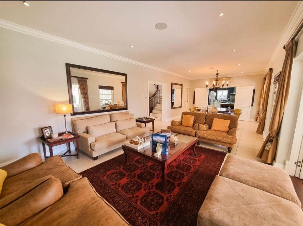 Posezení v ubytování Peaches Property