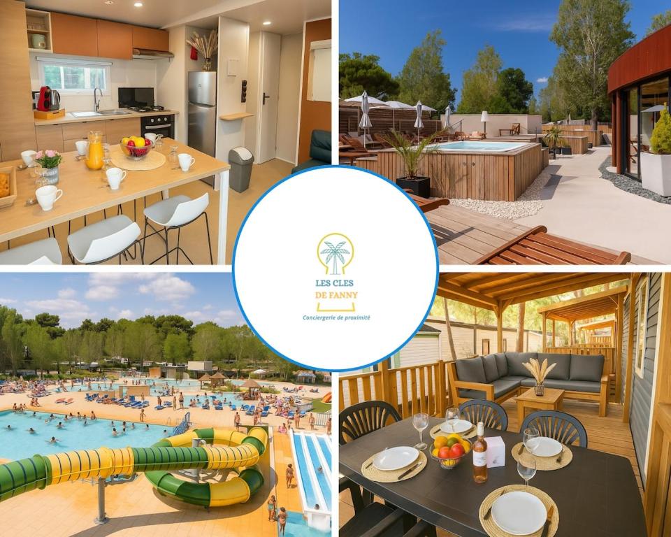 Camping Domaine la Yole, mobile-home pour 6 pers