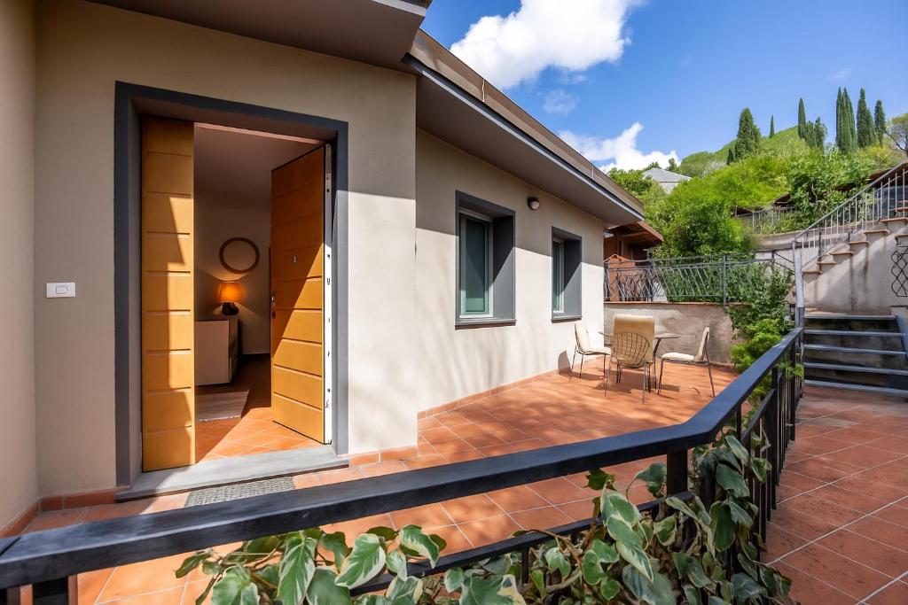 Μπαλκόνι ή βεράντα στο Il Ferrone Apartment With Garden - Greve In Chianti