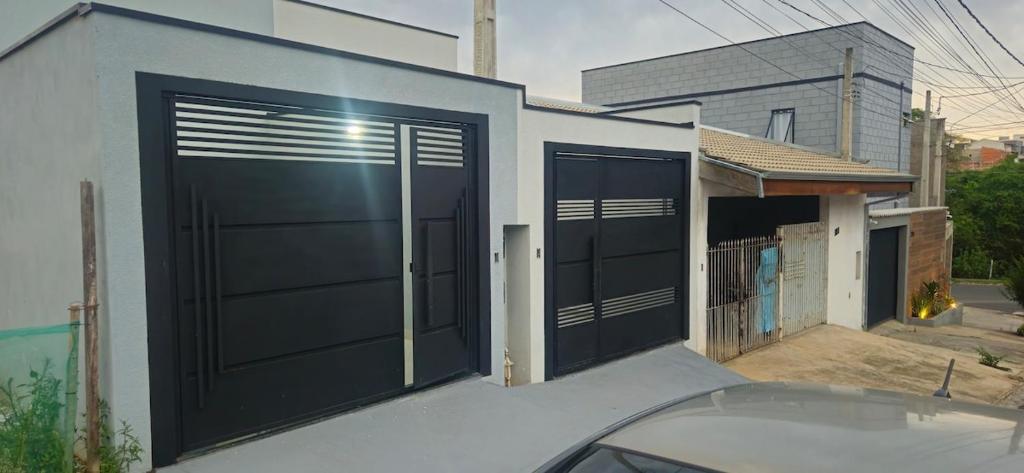 Bygningen som feriehuset ligger i