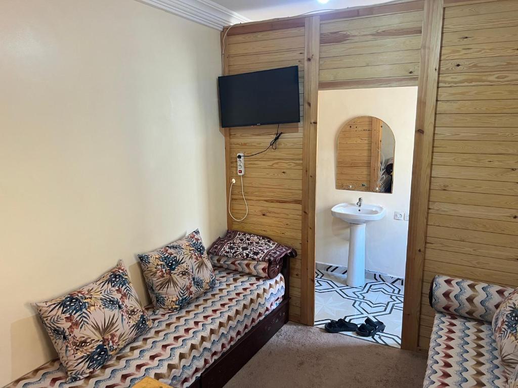 Koupelna v ubytování Talia Appartement