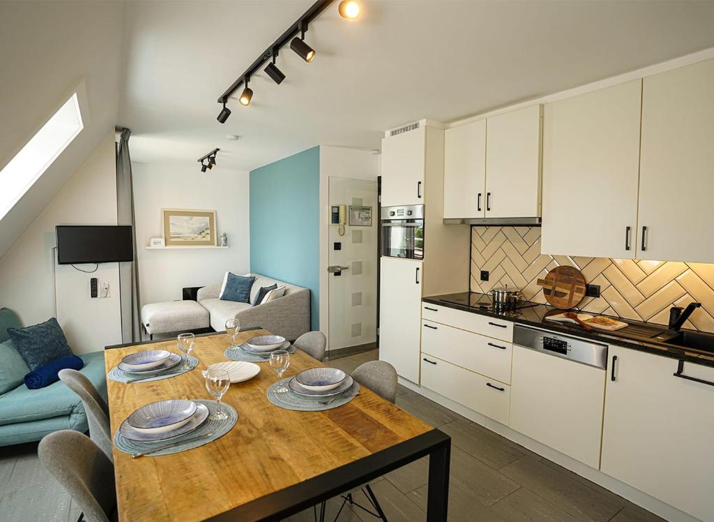 Η κουζίνα ή μικρή κουζίνα στο Perfect beach holiday at De Haan - Pets welcome