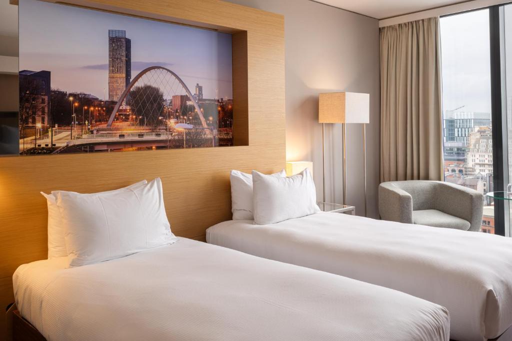 The Manchester Deansgate Hotel, by IHG - Classic Twin Room With City View