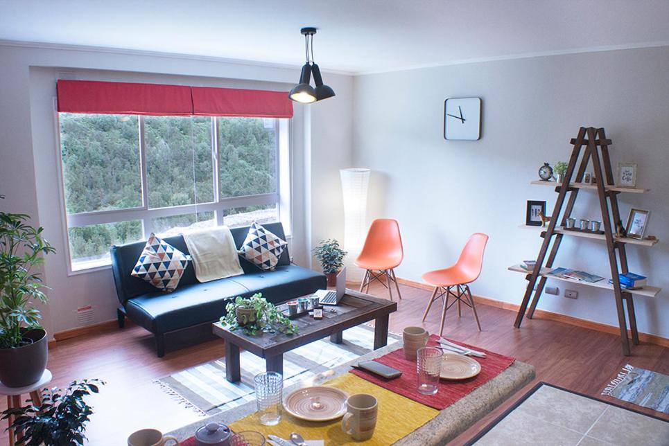 Et opholdsområde på Departamentos Arrayán