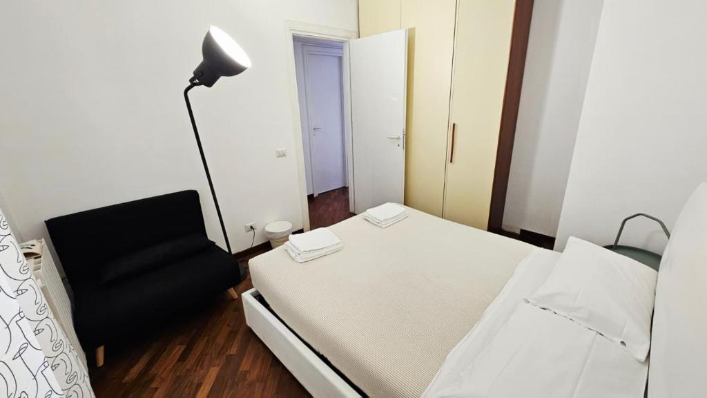 Ένα ή περισσότερα κρεβάτια σε δωμάτιο στο Bed&BikeRome LA CERQUETTA