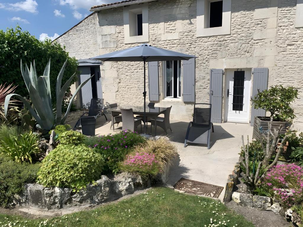 Zahrada ubytování Gite Les Hauts De L'estuaire