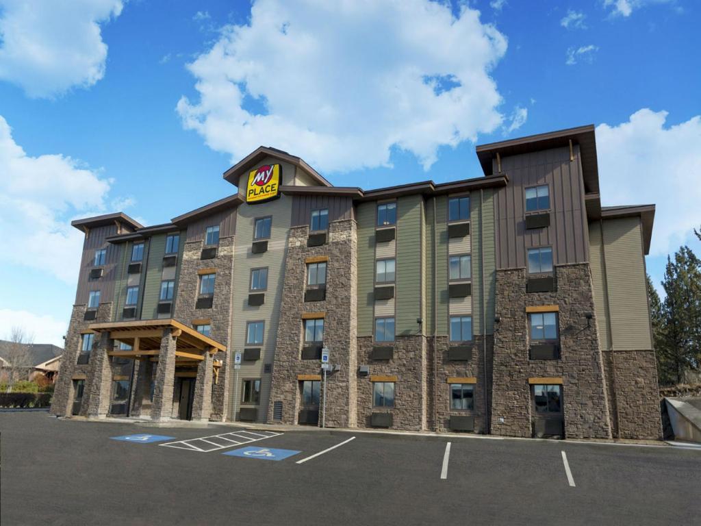 a rendering of the front of a hotel at My Place Hotel-Bend, OR in Bend
