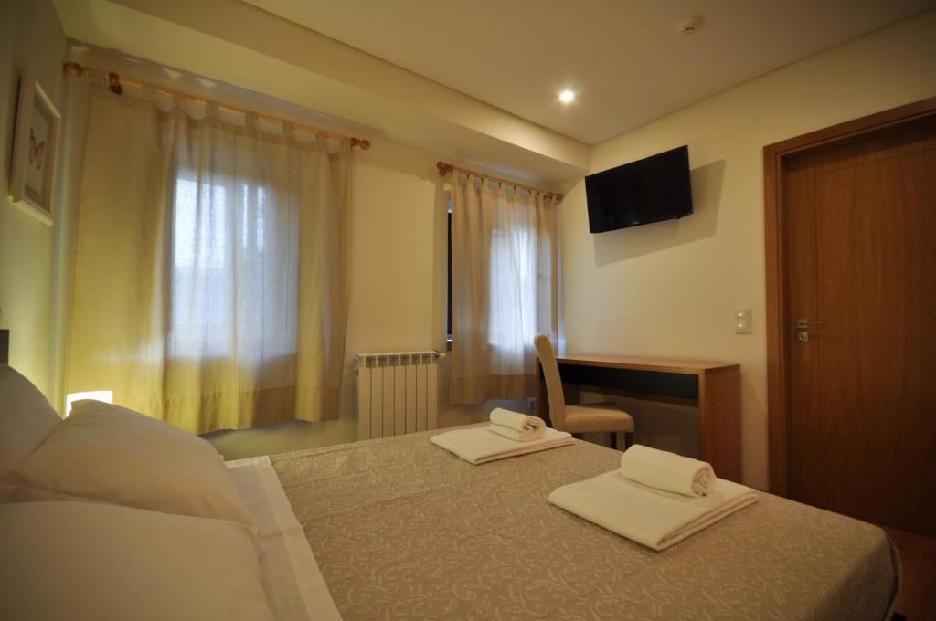 Quinta Vilar e Almardeにあるベッド