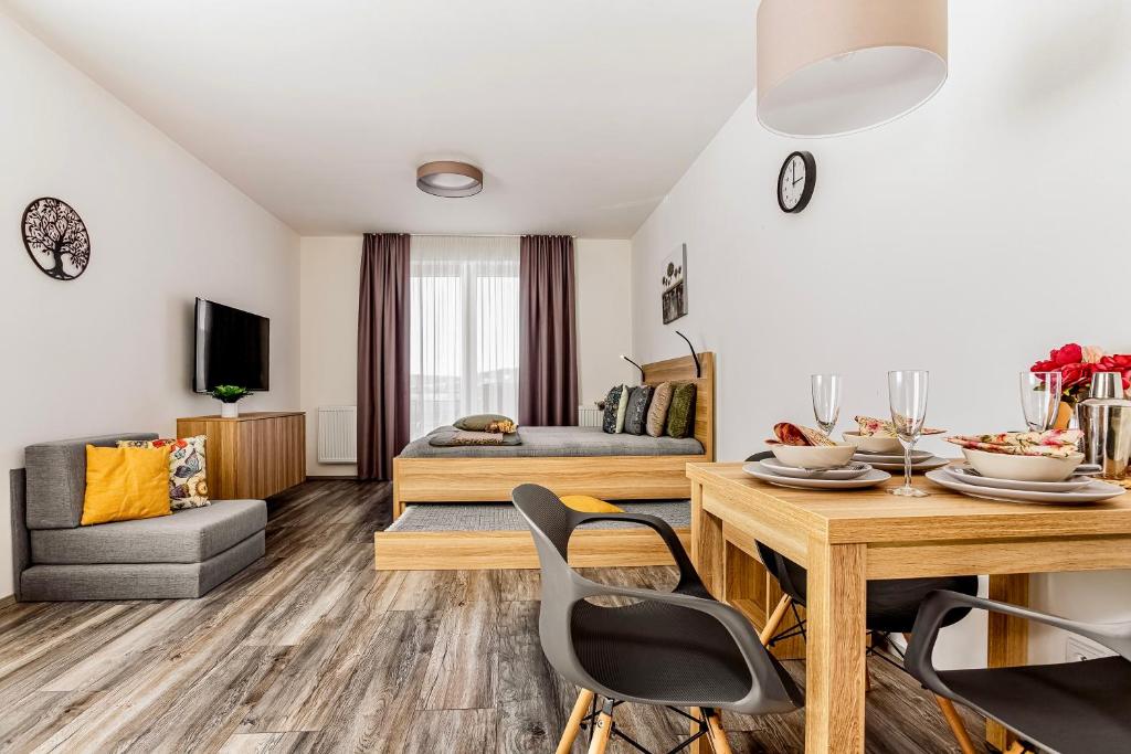 Μια τηλεόραση ή/και κέντρο ψυχαγωγίας στο Výhledna Lipno Korzo