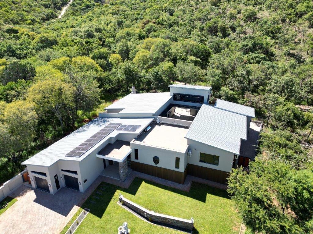 an aerial view of a house at Thaba Bosiu Villa in Naboomspruit