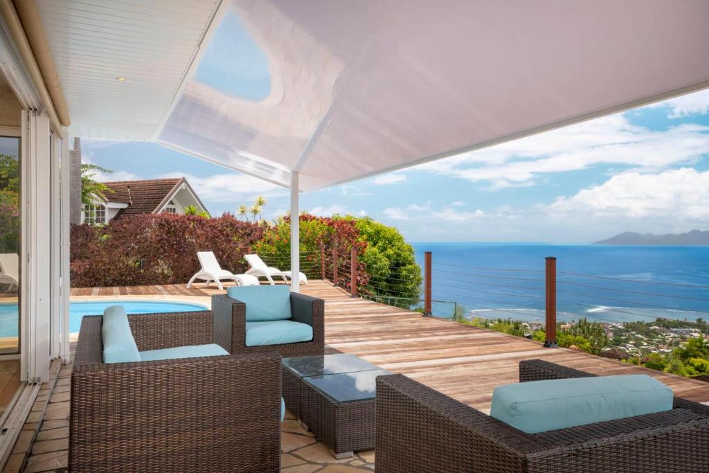 Villa Bounty - amazing ocean view - photo 6 - Tahiti, Polynésie