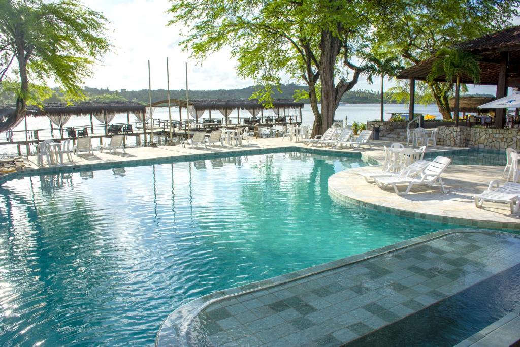 Bazén v ubytování Amoaras Resort nebo v jeho okolí