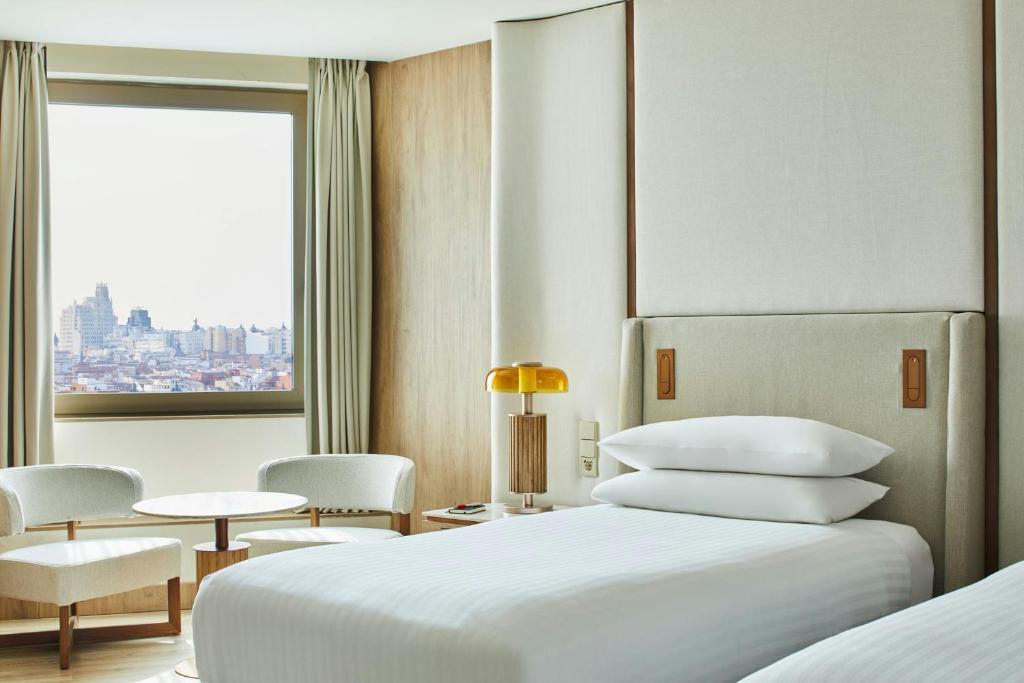Madrid Marriott Hotel Princesa Plaza - 市景全景高级双床间 - 带两张单人床