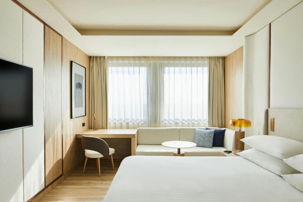 Madrid Marriott Hotel Princesa Plaza - 市景高级家庭间 - 带一张特大号床