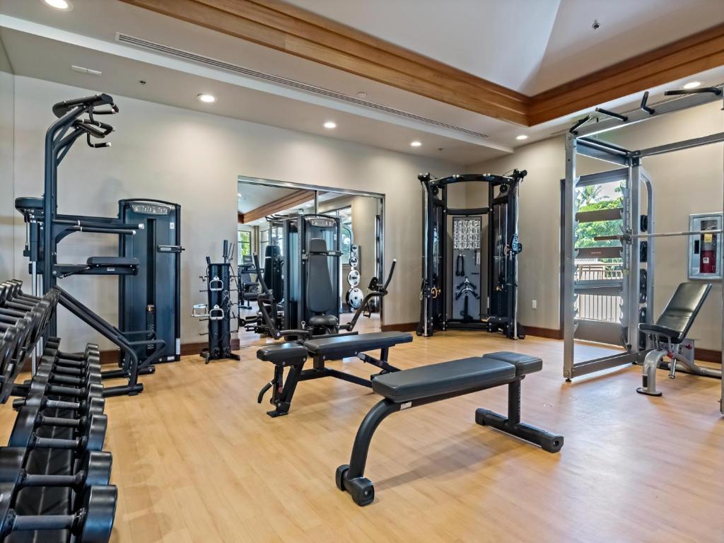 Fitness centrum a/nebo fitness zařízení v ubytování Kaanapali Alii 2 Bedroom Partial Ocean View