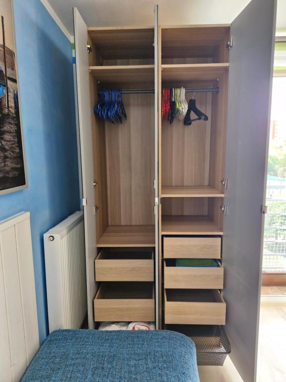 Μία ή περισσότερες κουκέτες σε δωμάτιο στο Blisko wszędzie