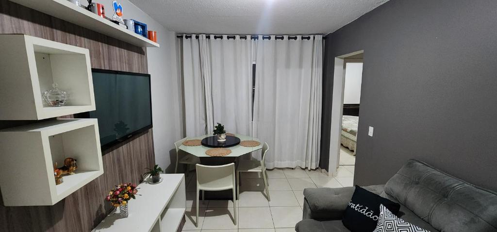 Posezení v ubytování Aconchego da Kelen