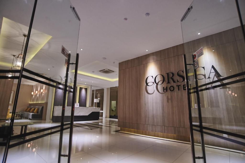 Certifikát, hodnocení, plakát nebo jiný dokument vystavený v ubytování Corsica Hotel