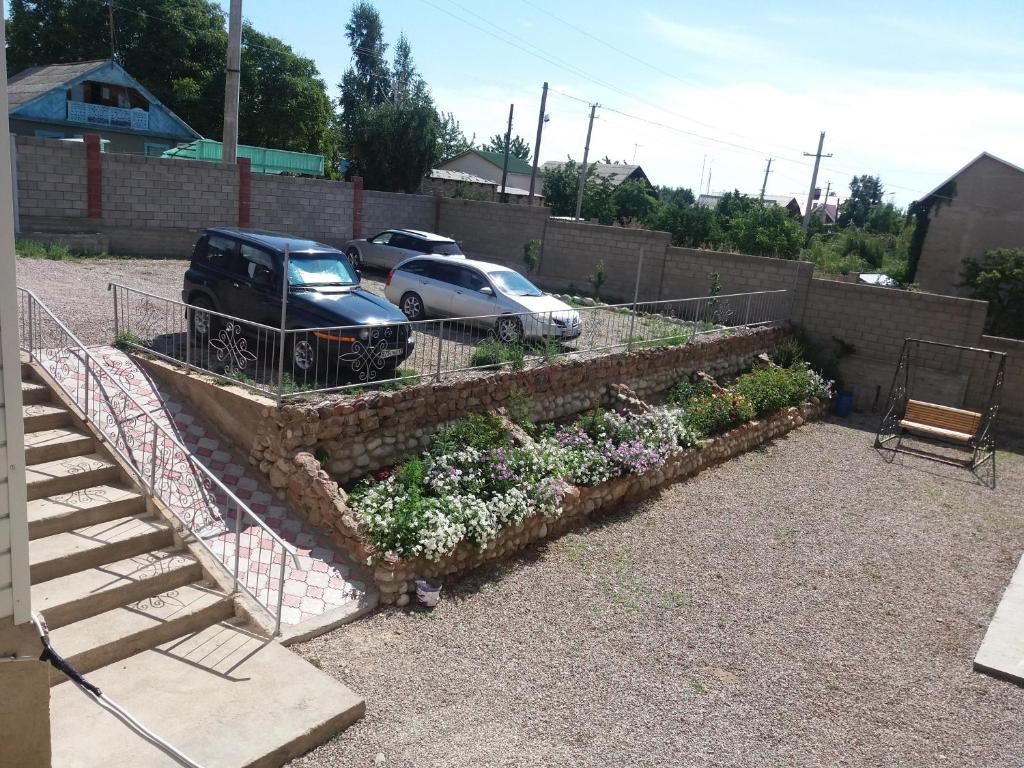 Zahrada ubytování Guest House Arbat